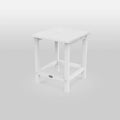 POLYWOOD Moore Outdoor Patio End Table White