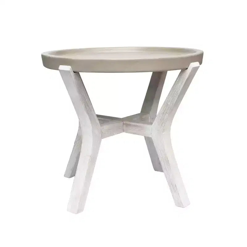 Pebble Lane Living 21" Bali Round Tall Side Table
