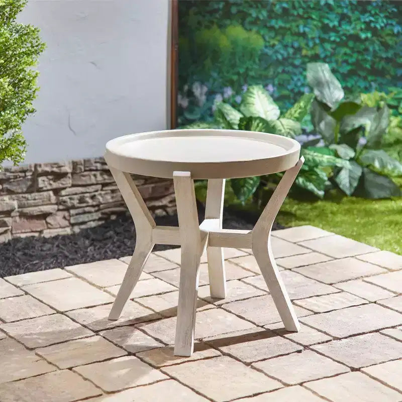 Pebble Lane Living Tavolino Alto Rotondo Bali 21"