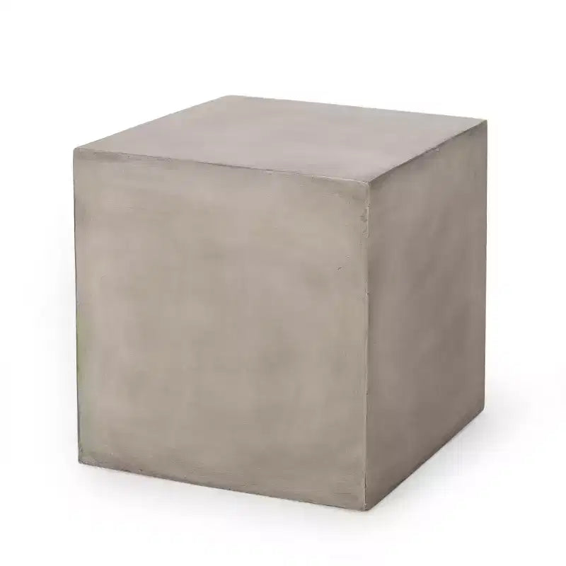 Christopher Knight Home Quebec Table d'appoint de patio en pierre gris clair