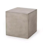 Christopher Knight Home Quebec Table d'appoint de patio en pierre gris clair