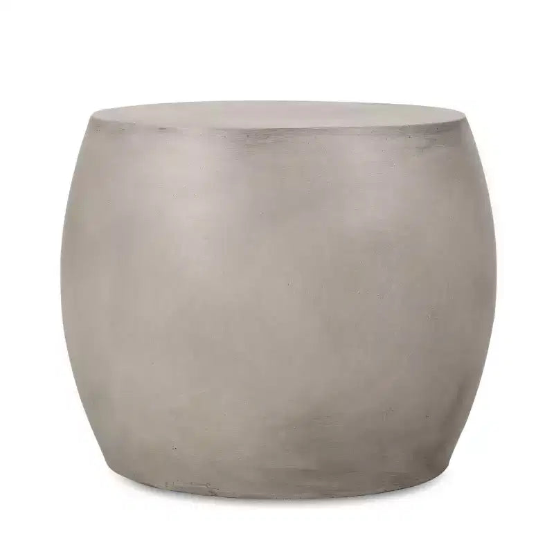Christopher Knight Home Edmonton Patio Stone Side Table Light Gray