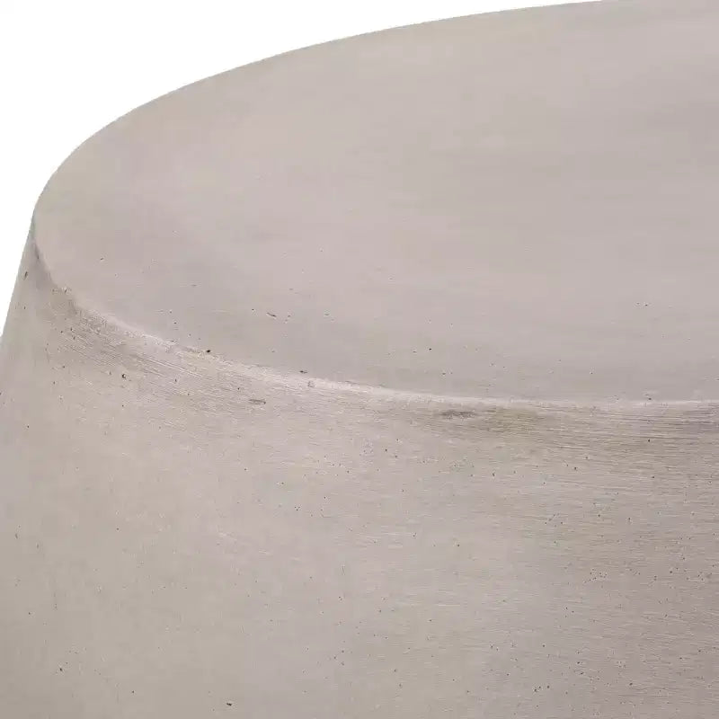 Christopher Knight Home Edmonton Table d'appoint de terrasse en pierre gris clair