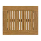 Alaterre Furniture Okemo, tavolino rettangolare da esterno resistente alle intemperie, 2 pz.