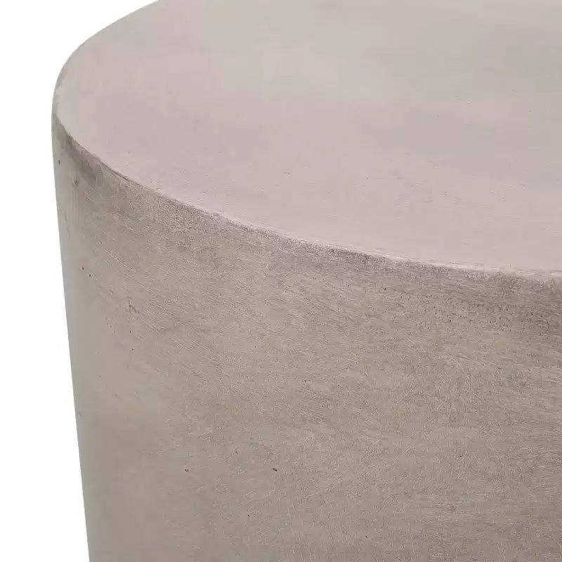 Christopher Knight Home Massey Table d'appoint de patio en pierre gris clair