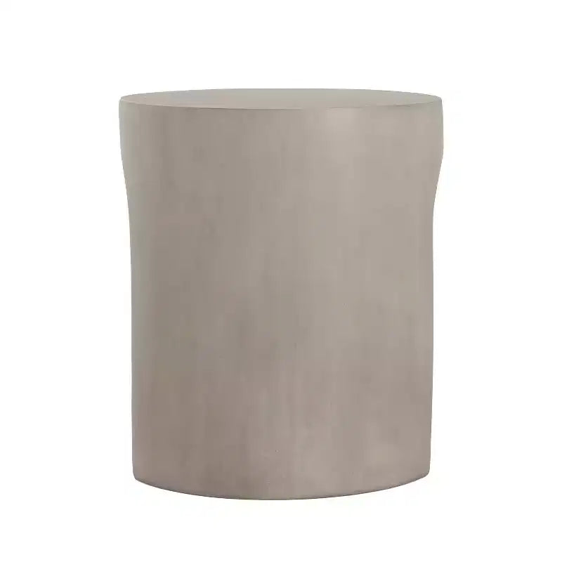 Christopher Knight Home Murphy Tavolino Moderno da Esterno a U in Cemento Leggero, Grigio Chiaro