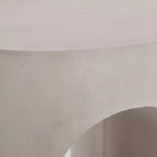 Christopher Knight Home Murphy Tavolino Moderno da Esterno a U in Cemento Leggero, Grigio Chiaro