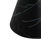 Christopher Knight Home Urkta Table d'appoint en béton léger en forme de sablier, marbre noir