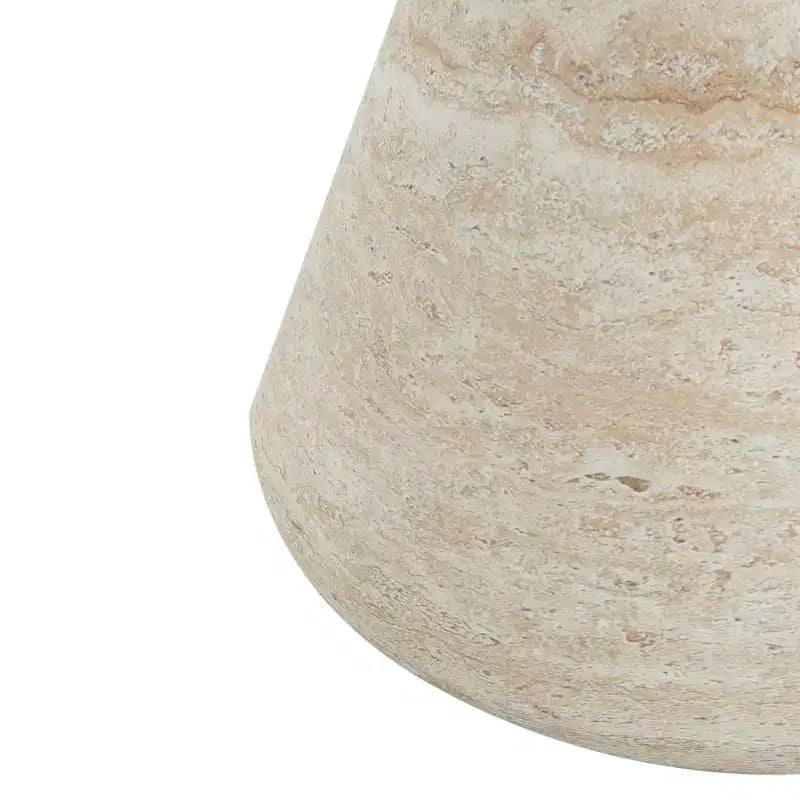 Christopher Knight Home Urkta Table d'appoint en béton léger en forme de sablier, Travertin