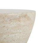 Christopher Knight Home Urkta Table d'appoint en béton léger en forme de sablier, Travertin