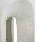 Christopher Knight Home Urktc Tavolino da appoggio in cemento leggero a quattro archi, bianco antico