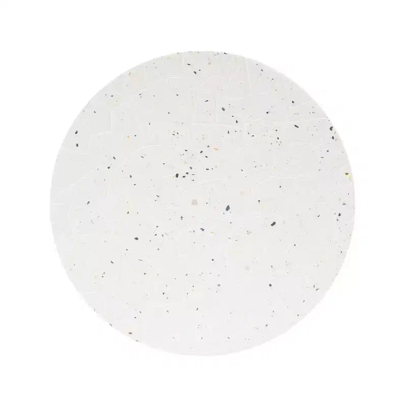 Christopher Knight Home Tavolino Cilindrico in Cemento Leggero Lorien, Bianco
