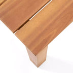 Table d'appoint GDFStudio Cyril carrée à lattes en bois d'acacia