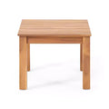 GDFStudio Cyril Square Acacia Wood Slat Panel End Table