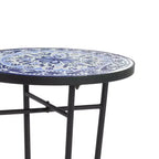 Table d'appoint Christopher Knight Home Ellie en fer et céramique pour terrasse
