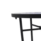 Table d'appoint Christopher Knight Home Ellie en fer et céramique pour terrasse