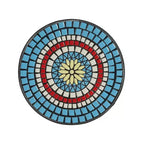 Christopher Knight Home Jaxon Tavolino da giardino con ripiano in ferro e piastrelle di ceramica