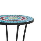 Christopher Knight Home Jaxon Tavolino da giardino con ripiano in ferro e piastrelle di ceramica