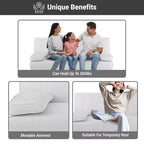 Divano Futon Home Imports Emporium con braccioli e portabicchieri, portabicchieri e funzione reclinabile, ideale per soggiorni