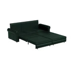 GDFStudio Mary Divano Letto Convertibile King Size Multifunzionale da 93,7" in Similpelle con Dettagli Borchiati