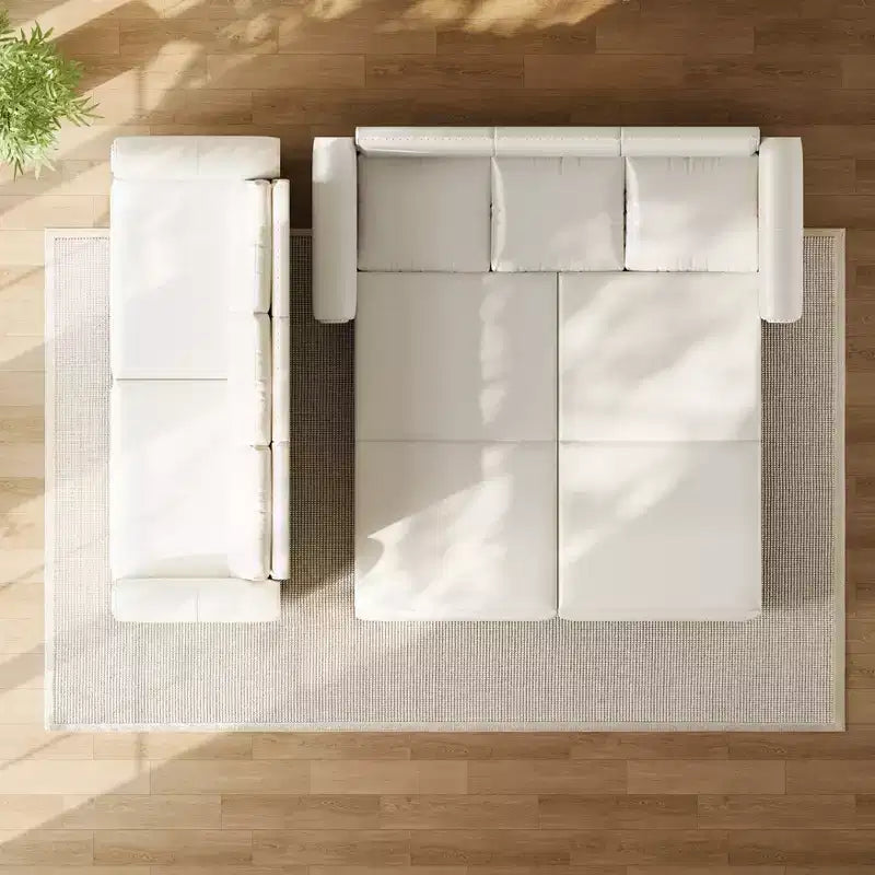 GDFStudio Mary Divano Letto Convertibile King Size Multifunzionale da 93,7" in Similpelle con Dettagli Borchiati