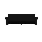 GDFStudio Mary Divano Letto Convertibile King Size Multifunzionale da 93,7" in Similpelle con Dettagli Borchiati