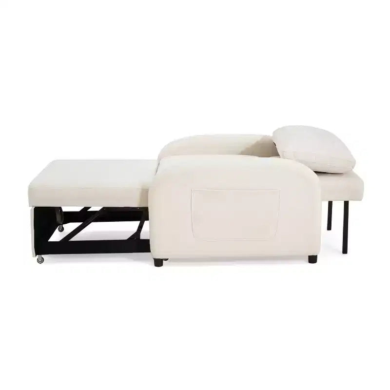 Christopher Knight Home Avalon, Divano Letto Convertibile 3-in-1 con Schienale Regolabile e Tasche Portaoggetti
