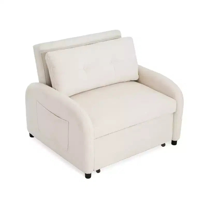 Christopher Knight Home Avalon, Divano Letto Convertibile 3-in-1 con Schienale Regolabile e Tasche Portaoggetti