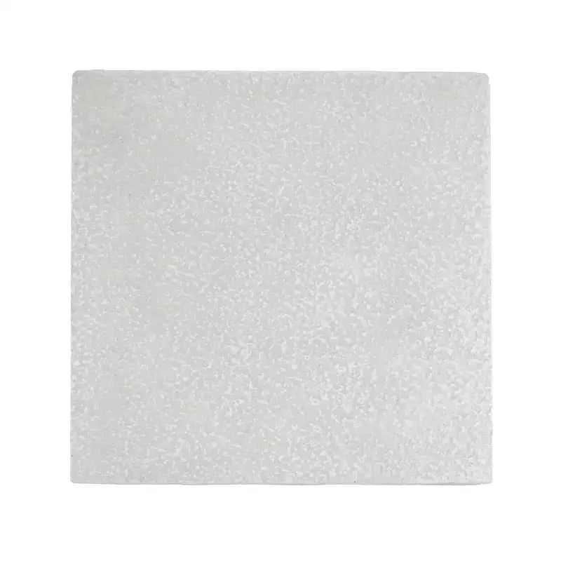 Christopher Knight Home Ashmore Tavolino Quadrato da Esterno in Cemento Leggero, Bianco Antico/Naturale