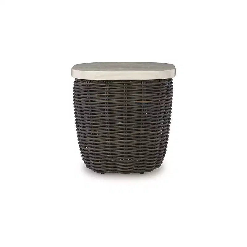 Table d'appoint carrée Kimora Signature Design by Ashley, marron