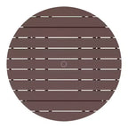 WestinTrends Malibu Tavolo da Pranzo Rotondo da Esterno per Bambini in HDPE, Largo 38 Pollici