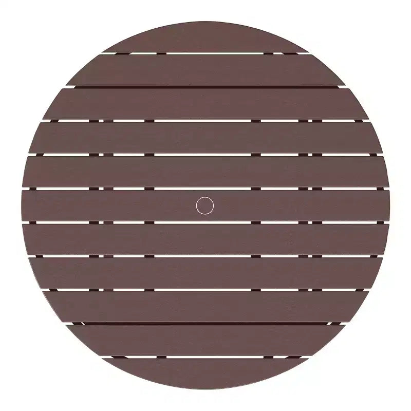 WestinTrends Malibu Tavolo da Pranzo Rotondo da Esterno per Bambini in HDPE, Largo 38 Pollici