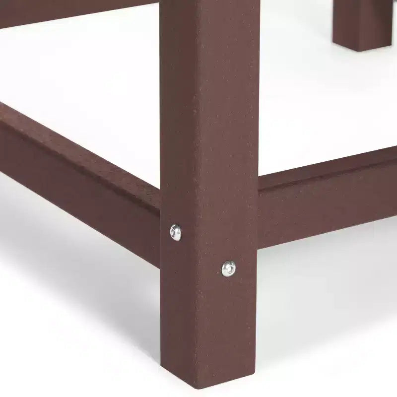 WestinTrends Malibu Tavolo da Pranzo Rotondo da Esterno per Bambini in HDPE, Largo 38 Pollici