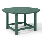 WestinTrends Malibu Tavolo da Pranzo Rotondo da Esterno per Bambini in HDPE, Largo 38 Pollici