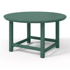 WestinTrends Malibu Tavolo da Pranzo Rotondo da Esterno per Bambini in HDPE, Largo 38 Pollici