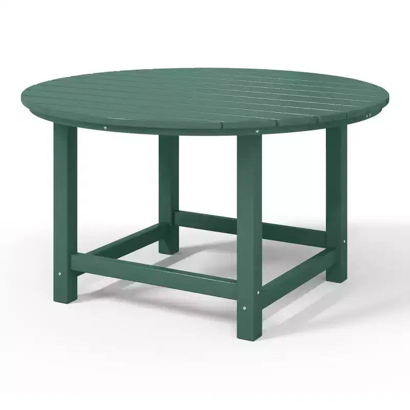 WestinTrends Malibu Tavolo da Pranzo Rotondo da Esterno per Bambini in HDPE, Largo 38 Pollici