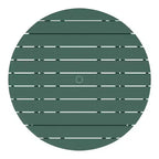 WestinTrends Malibu Tavolo da Pranzo Rotondo da Esterno per Bambini in HDPE, Largo 38 Pollici