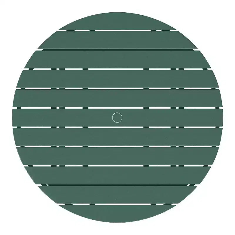 WestinTrends Malibu Tavolo da Pranzo Rotondo da Esterno per Bambini in HDPE, Largo 38 Pollici
