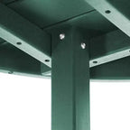 WestinTrends Malibu Tavolo da Pranzo Rotondo da Esterno per Bambini in HDPE, Largo 38 Pollici