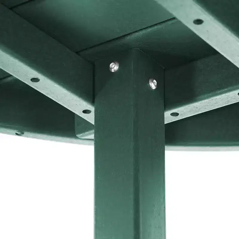 WestinTrends Malibu Tavolo da Pranzo Rotondo da Esterno per Bambini in HDPE, Largo 38 Pollici