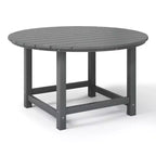 WestinTrends Malibu Tavolo da Pranzo Rotondo da Esterno per Bambini in HDPE, Largo 38 Pollici