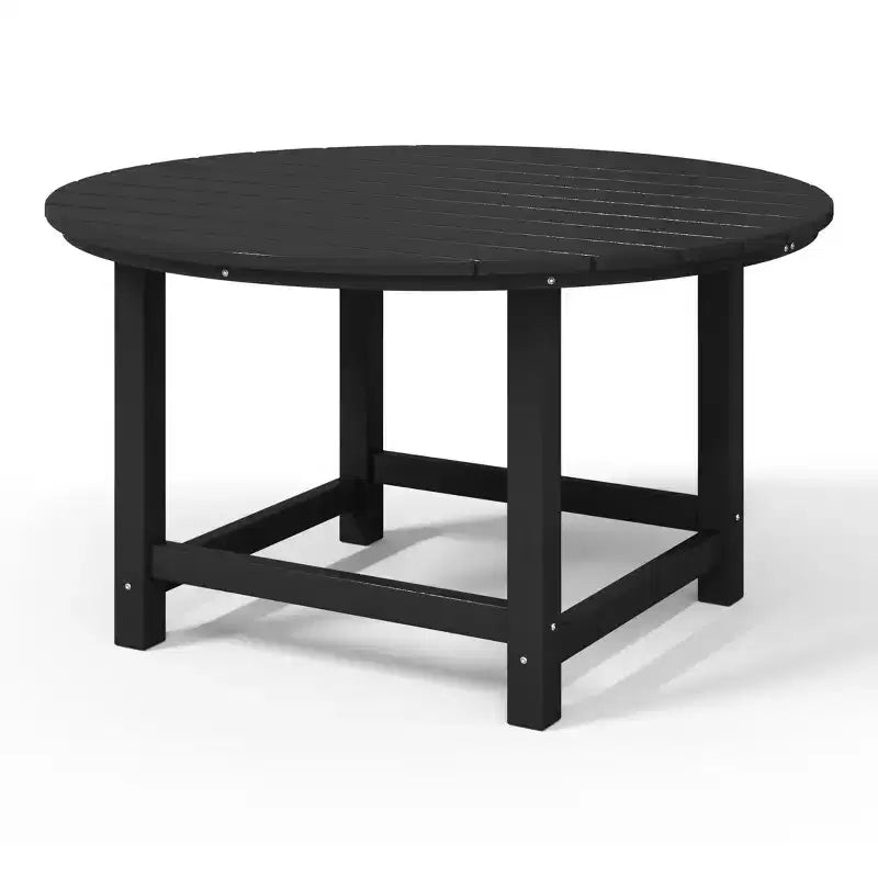 WestinTrends Malibu Tavolo da Pranzo Rotondo da Esterno per Bambini in HDPE, Largo 38 Pollici