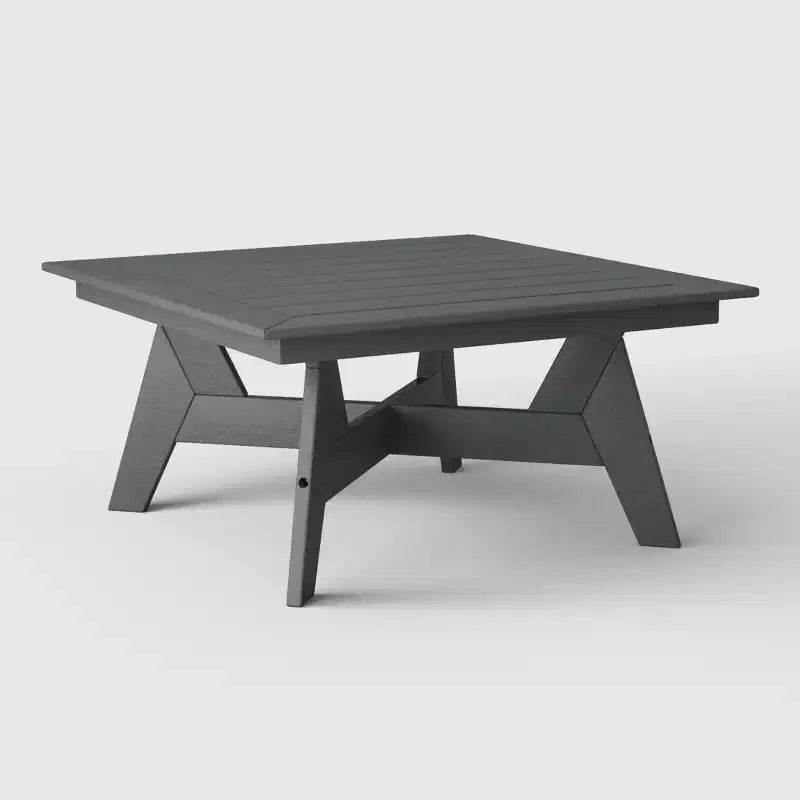 WestinTrends Avalon Table basse carrée d'extérieur moderne en PEHD
