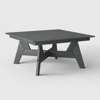 WestinTrends Avalon Table basse carrée d'extérieur moderne en PEHD