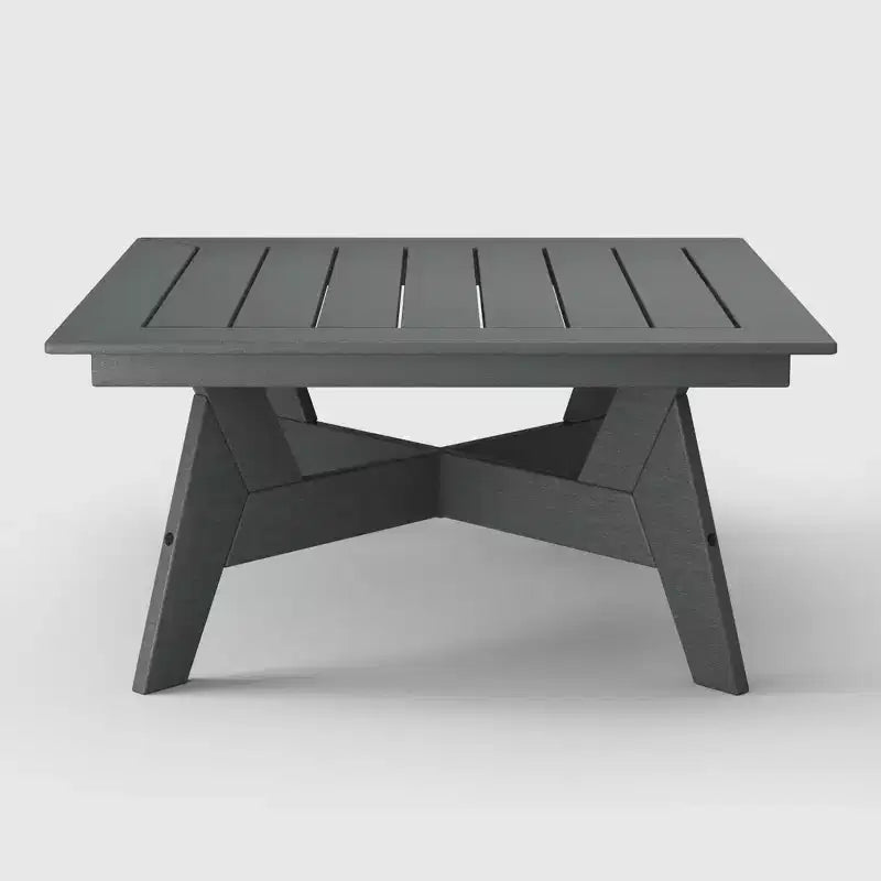 WestinTrends Avalon Table basse carrée d'extérieur moderne en PEHD