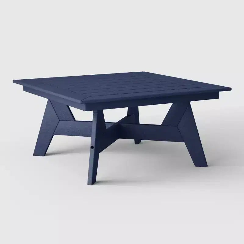 WestinTrends Avalon Table basse carrée d'extérieur moderne en PEHD
