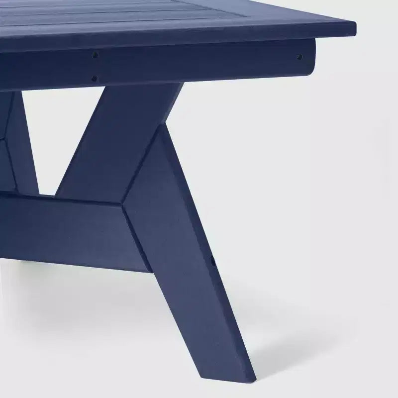 WestinTrends Avalon Table basse carrée d'extérieur moderne en PEHD