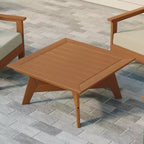 WestinTrends Avalon Table basse carrée d'extérieur moderne en PEHD