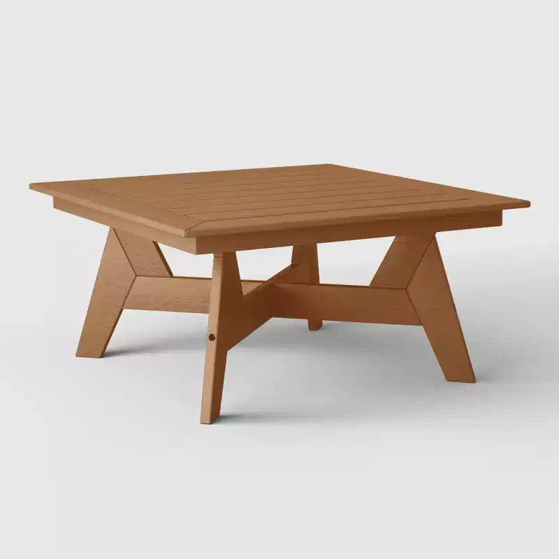 WestinTrends Avalon Table basse carrée d'extérieur moderne en PEHD