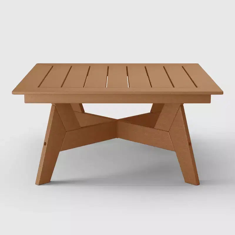 WestinTrends Avalon Table basse carrée d'extérieur moderne en PEHD